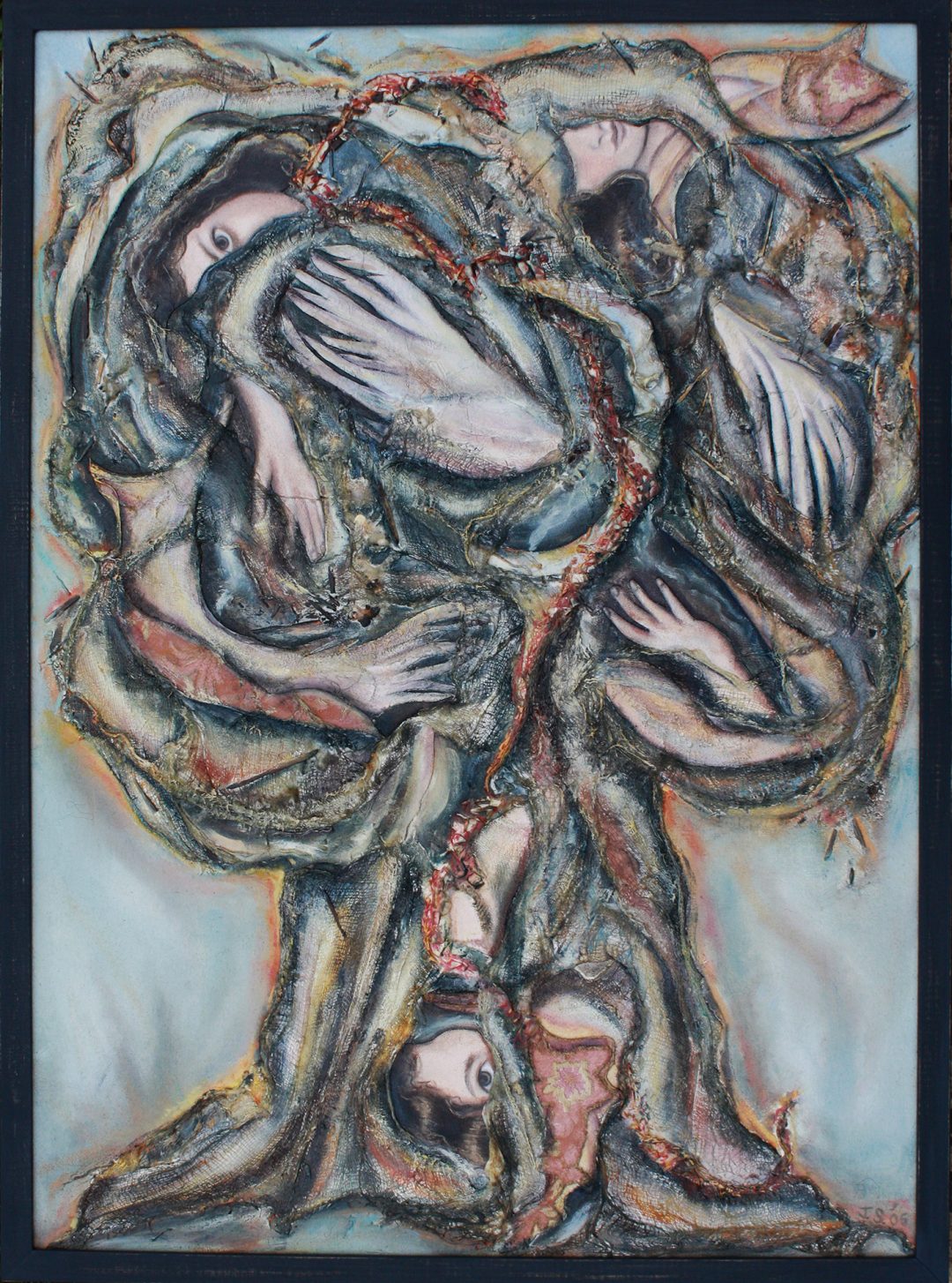 angel caught in a nuclear cloud by Joan Sonnenfeld