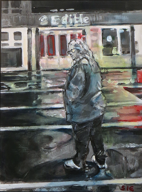 Steven Epstein-Edible" acrylic on hardboard