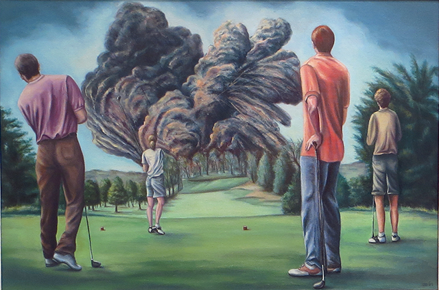 on the Fairway Oil by Joan Sonnenfeld