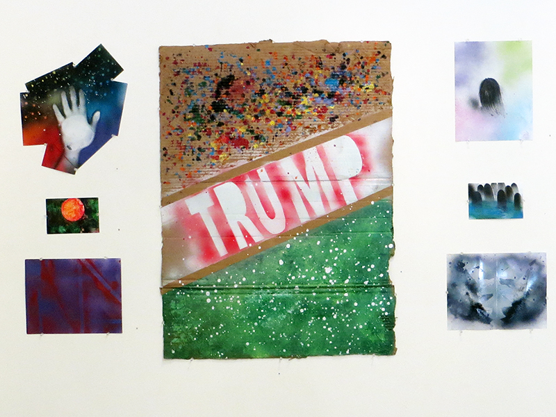 Ashley C. Rodriguez - Installation of seven works