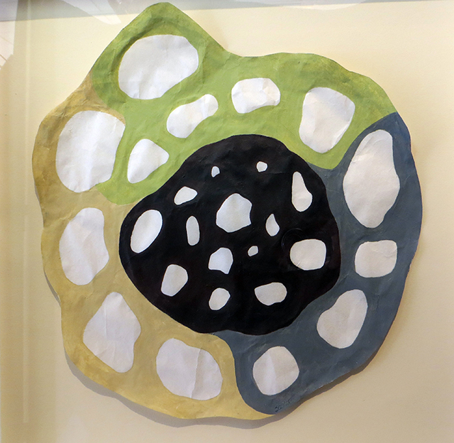 Susan Ahlstrom - Solo image, “The Challenger’s Find” paint on rice paper