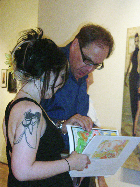 Richard at Cry baby Gallery