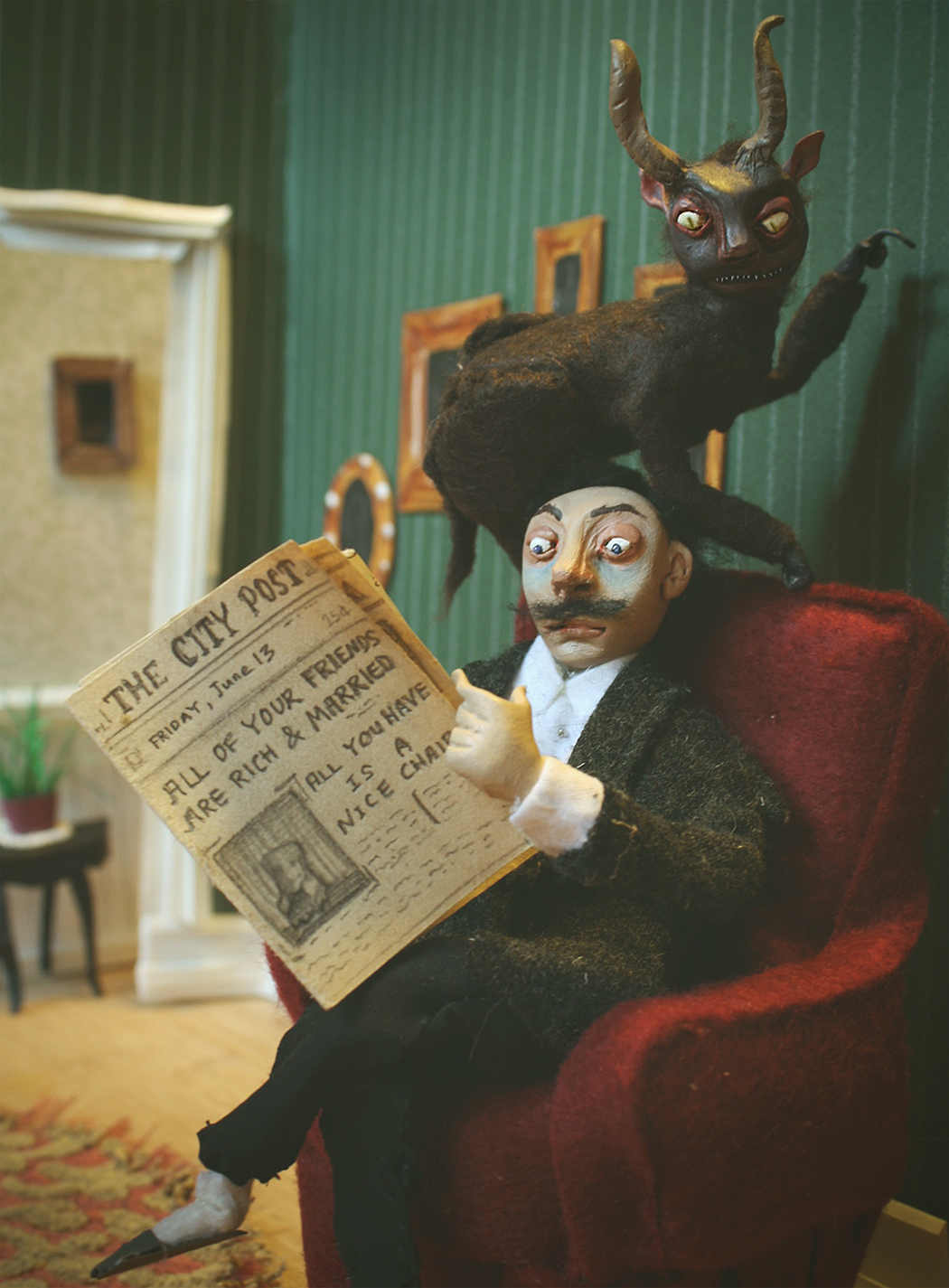 Caitlin McCormack “Seconds before the Bargain” print of 3D illustration
