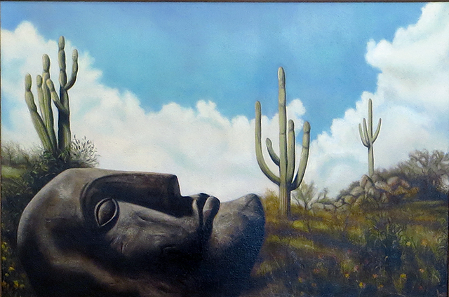 Joan Sonnenfeld “Dream a Dry Place” oil on canvas