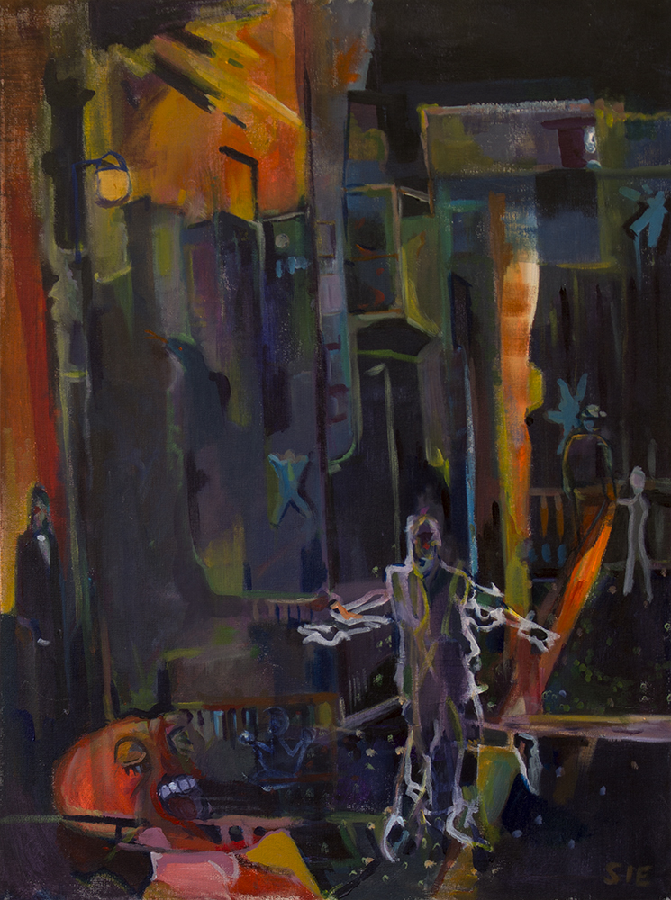 Murder Mystery 2020 Acrylics on Canvas 35x26