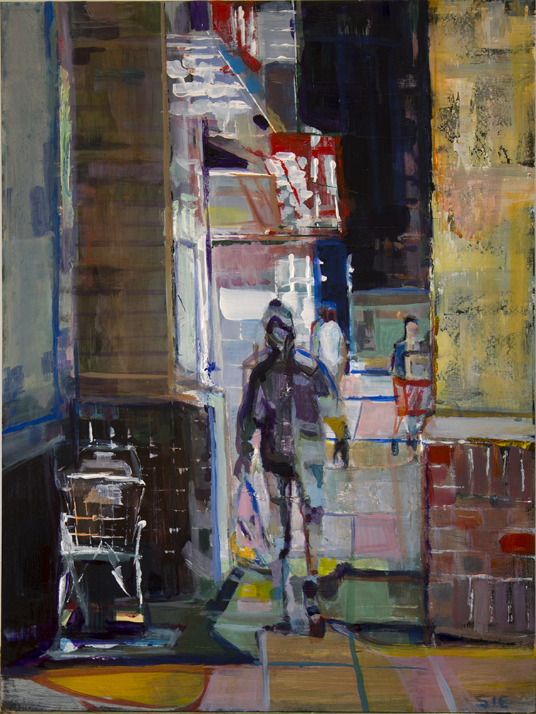 Shopping Experience 2018-20 Acrylics on Hardboard 24x 18