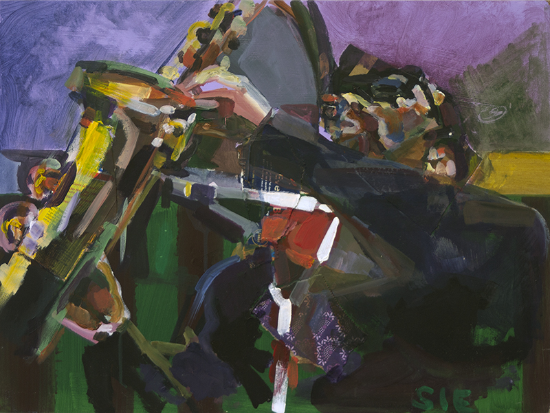 “Colossus at Work” – created 2020, mixed media – collage and acrylics ...